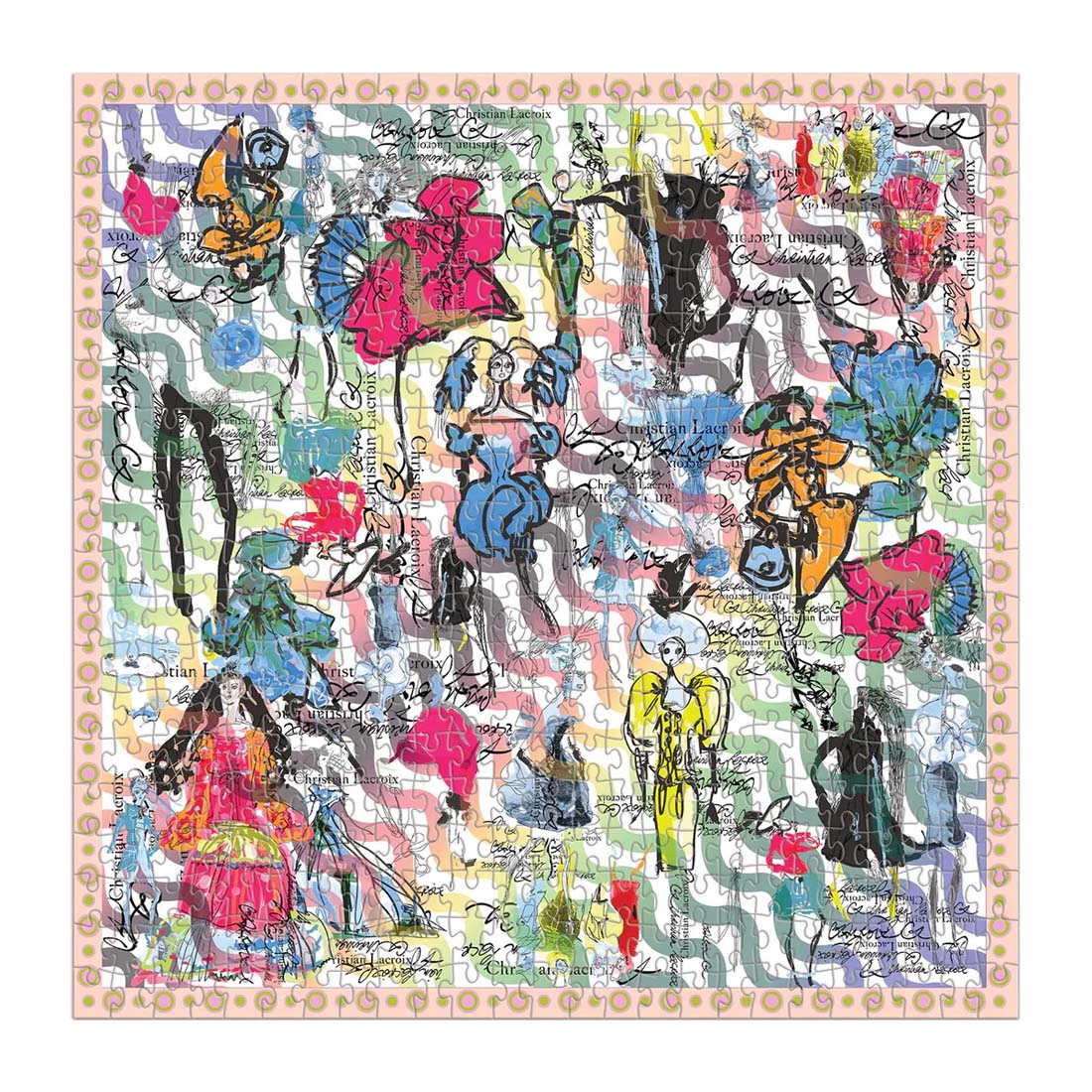 Christian Lacroix Ipanema Girls Double-Sided 500-Piece Jigsaw Puzzle