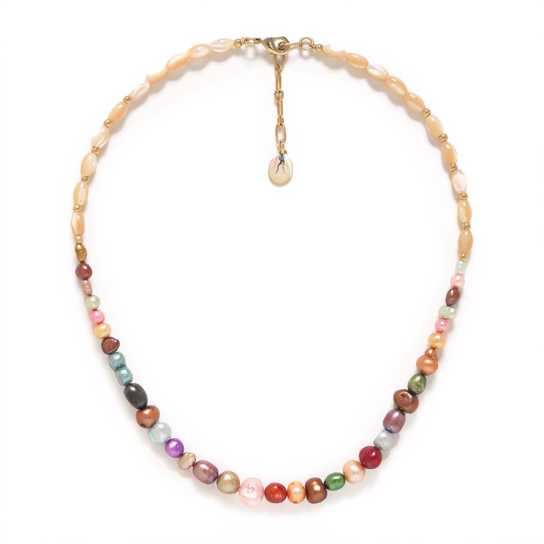 Multi-Colored Fresh Water Pearl Necklace