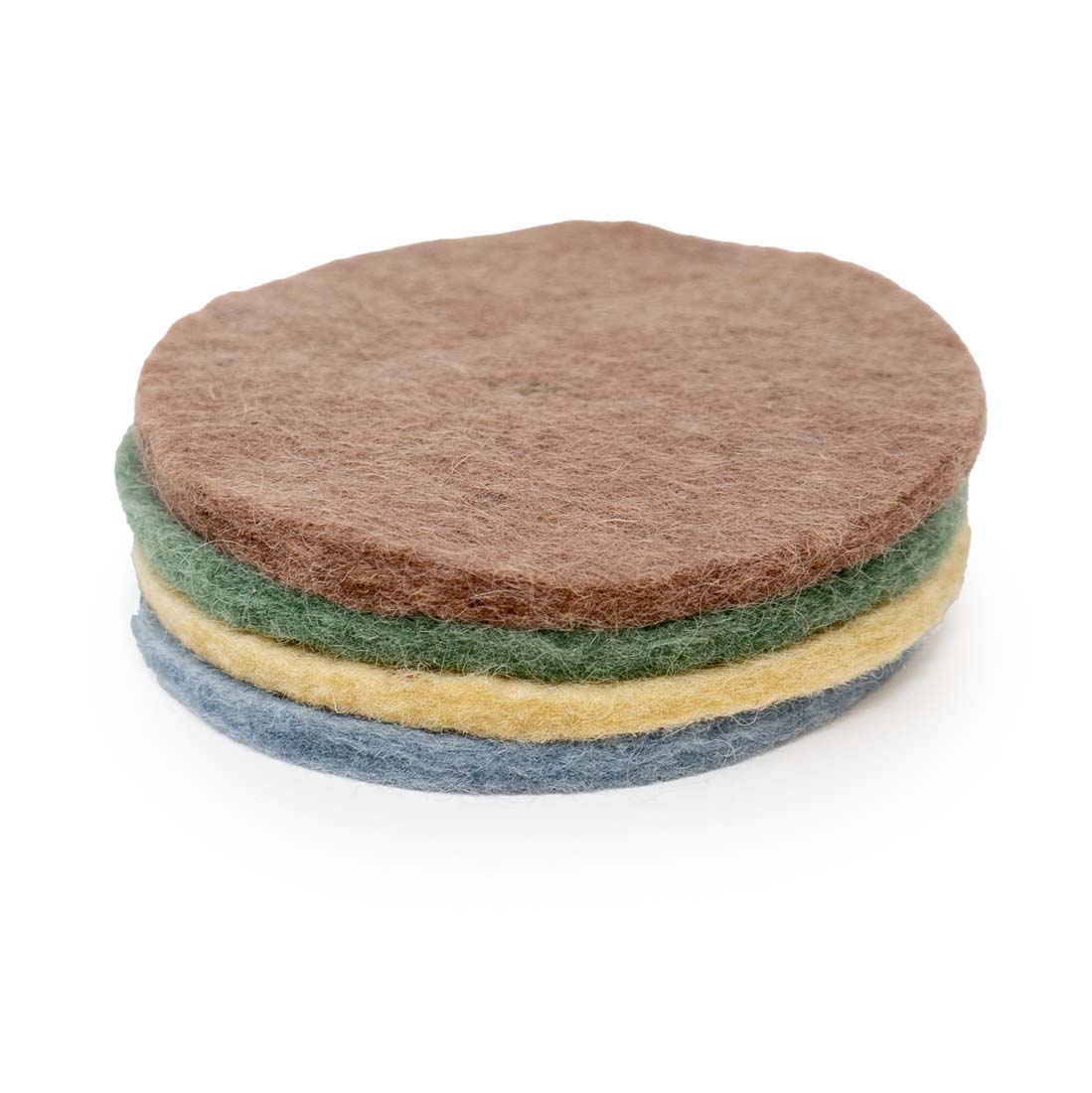 Coastal Colors Wool Coaster Set