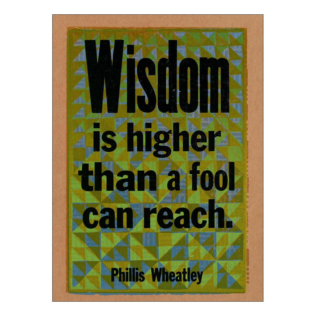 Words of Wisdom from Women of Color in Social Justice & the Arts Postcards