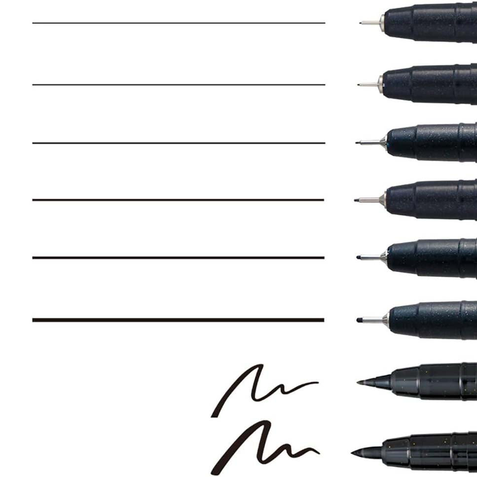 ZIG Cartoonist Black Mangaka Set