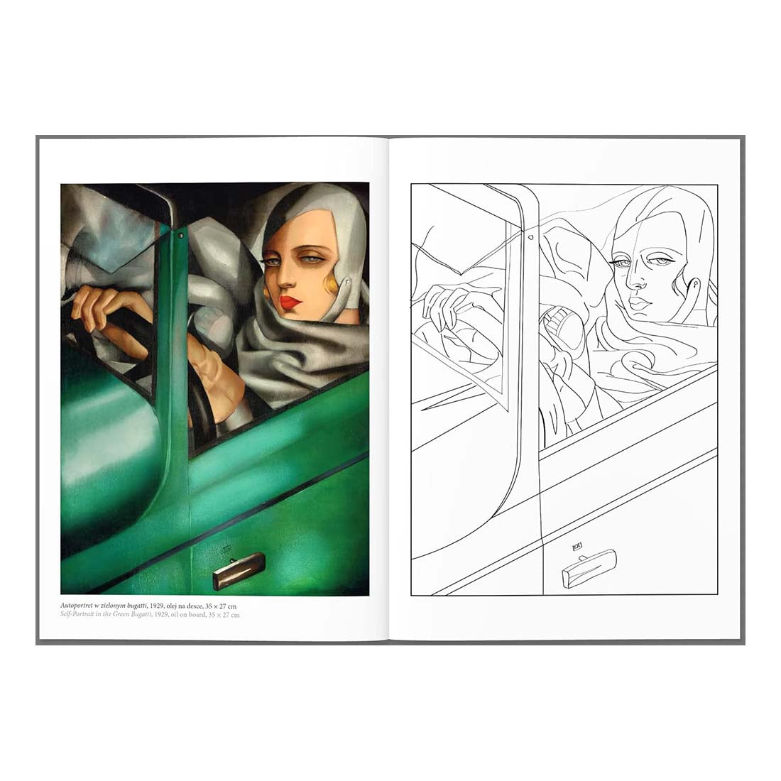 Tamara de Lempicka Coloring Book