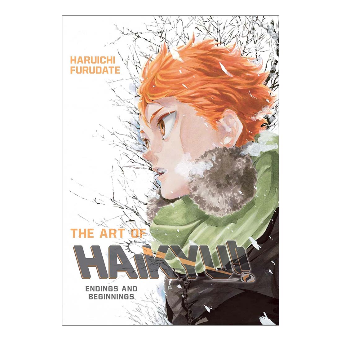 Book cover of 'The Art of Haikyuu!!' with a character illustration and title text.