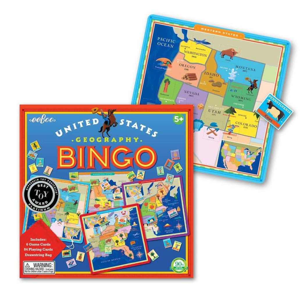 United States Geography Bingo