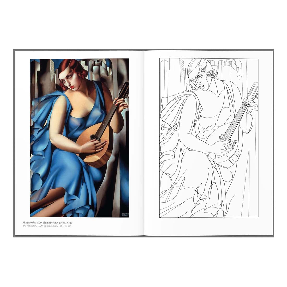 Tamara de Lempicka Coloring Book