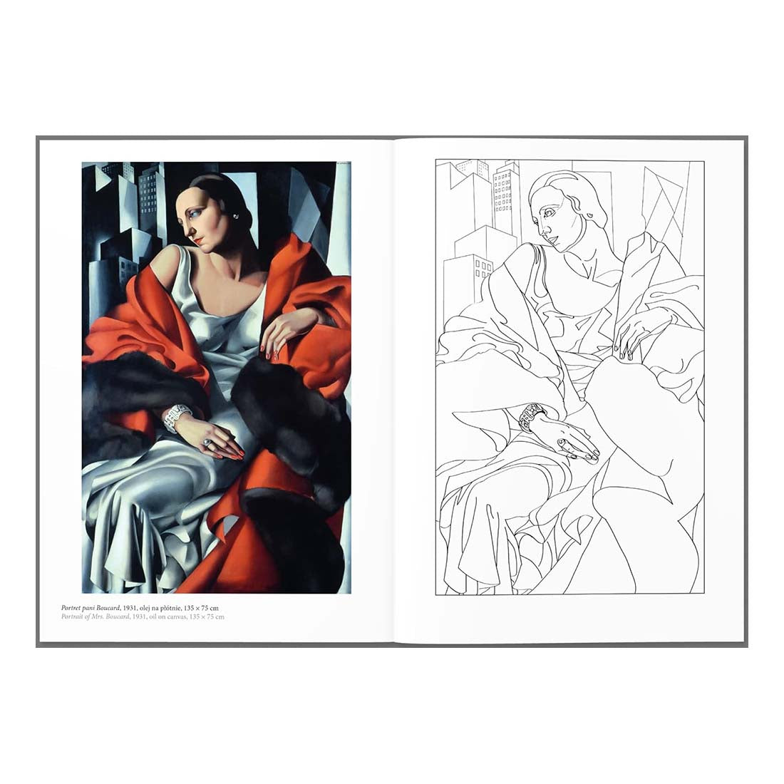 Tamara de Lempicka Coloring Book