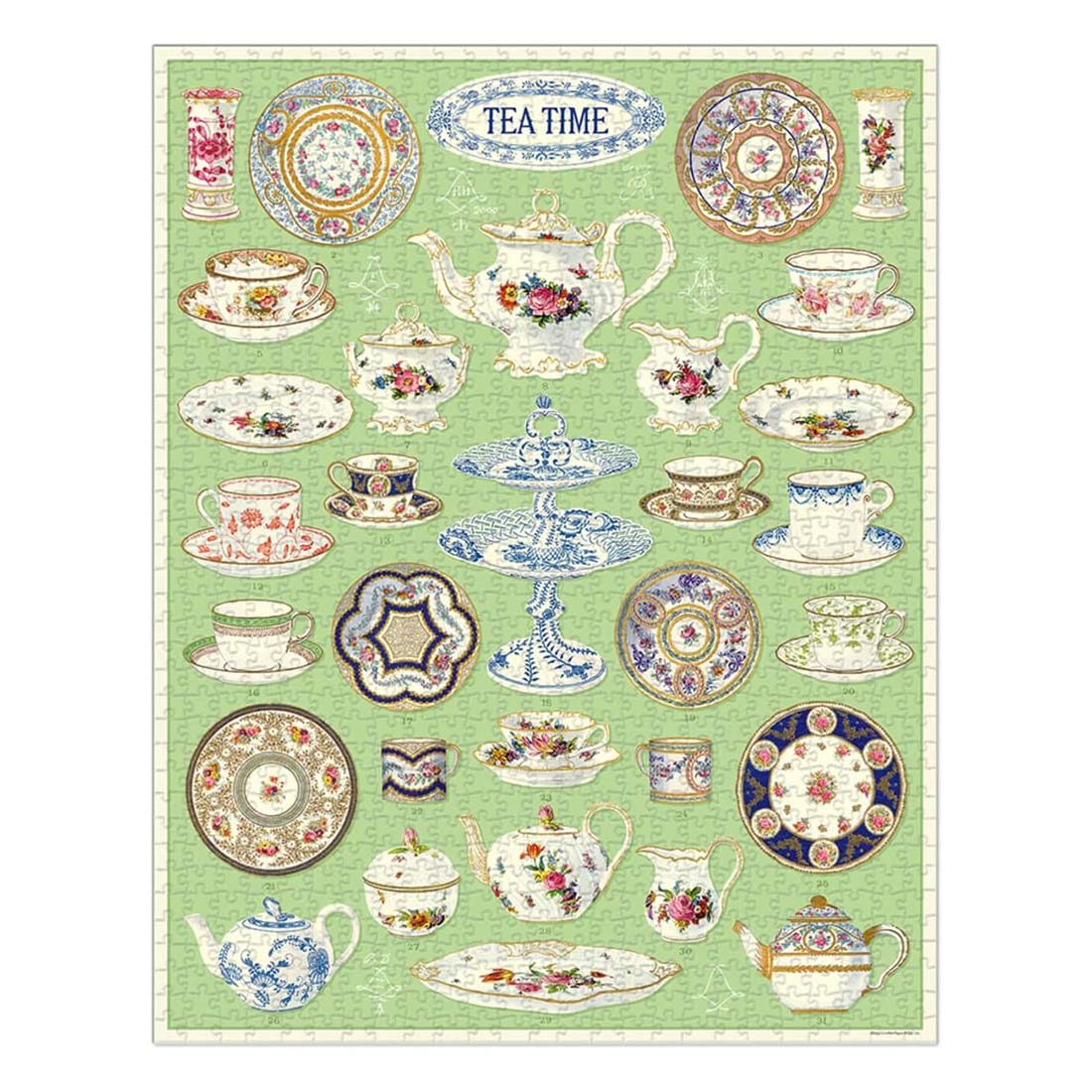 Vintage Tea Time 1000 Piece Puzzle