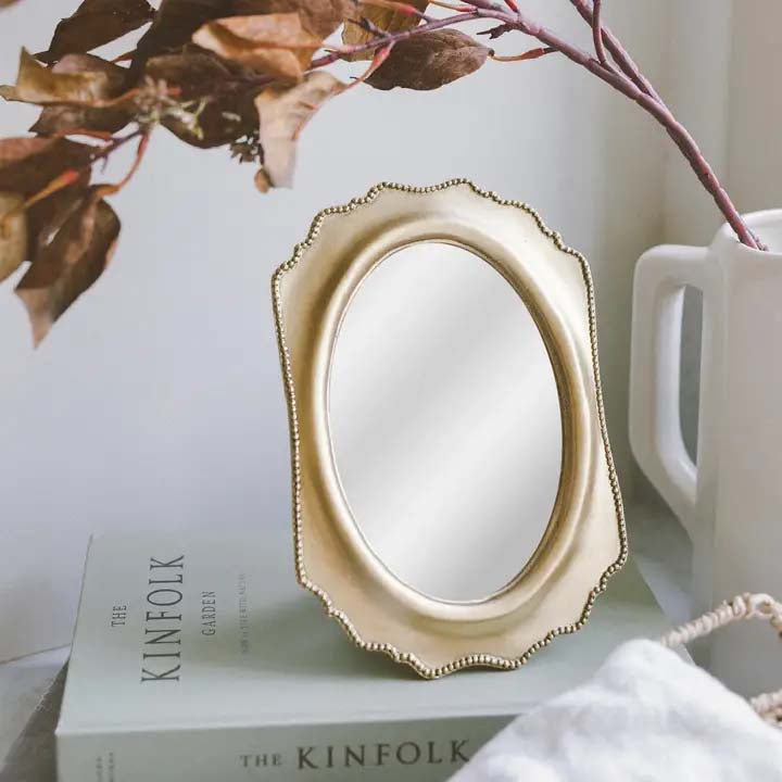 Gold Dots Mirror