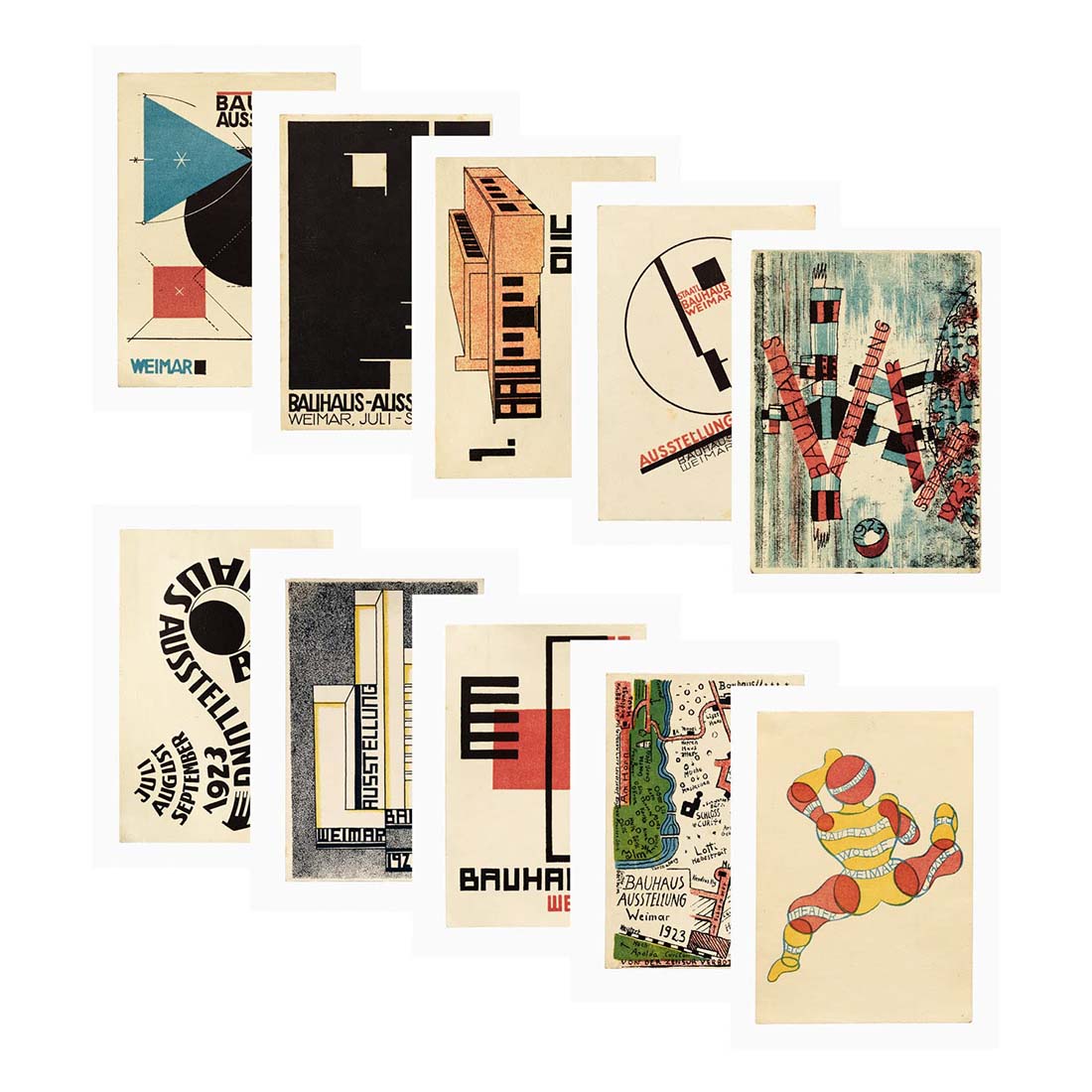 Bauhaus Postcards: Invitations to the First Exhibition