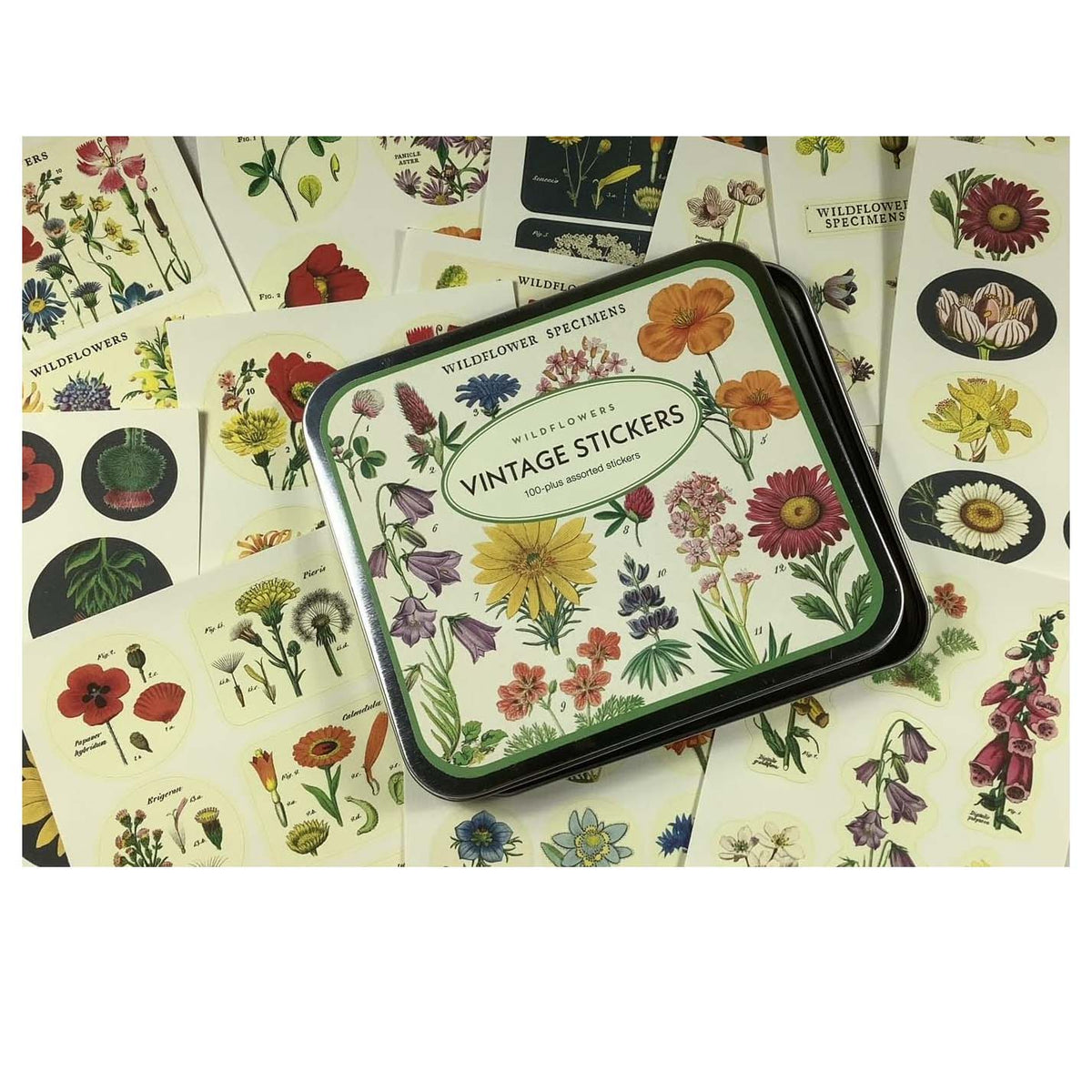 Vintage Wildflower Stickers