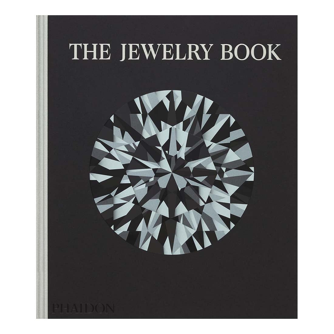 Book titled 'The Jewelry Book' with a diamond illustration on a black background