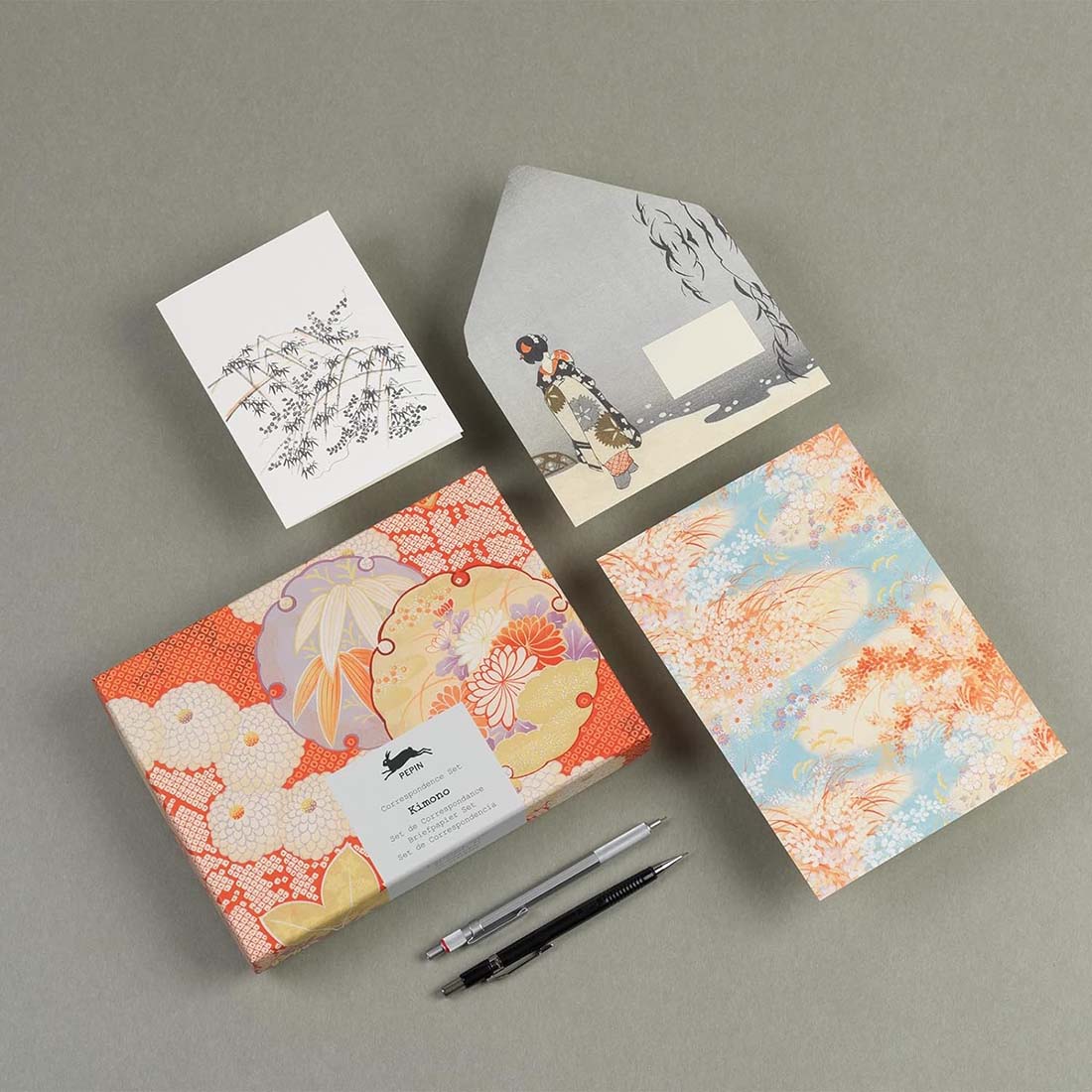Kimono Correspondence Cards