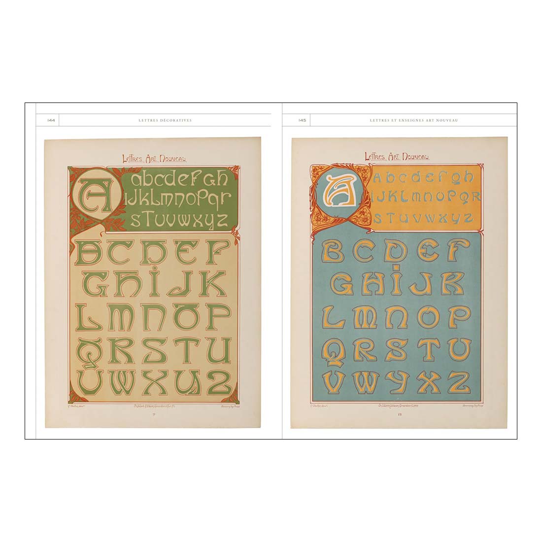 Lettres Decoratives: A Century of French Sign Painters' Alphabets