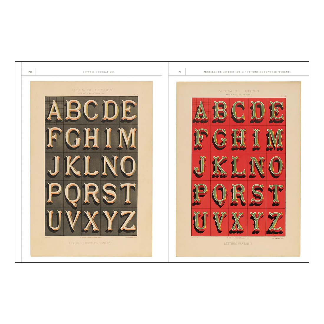 Lettres Decoratives: A Century of French Sign Painters' Alphabets