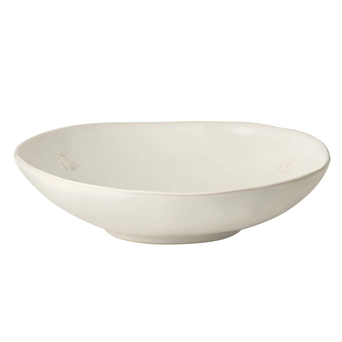White ceramic bowl on a white background