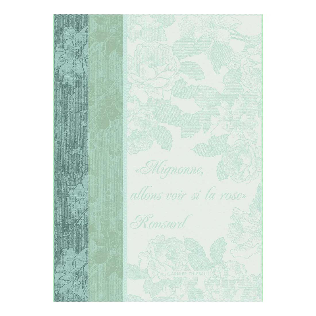 Decorative paper with floral patterns and text on a white background