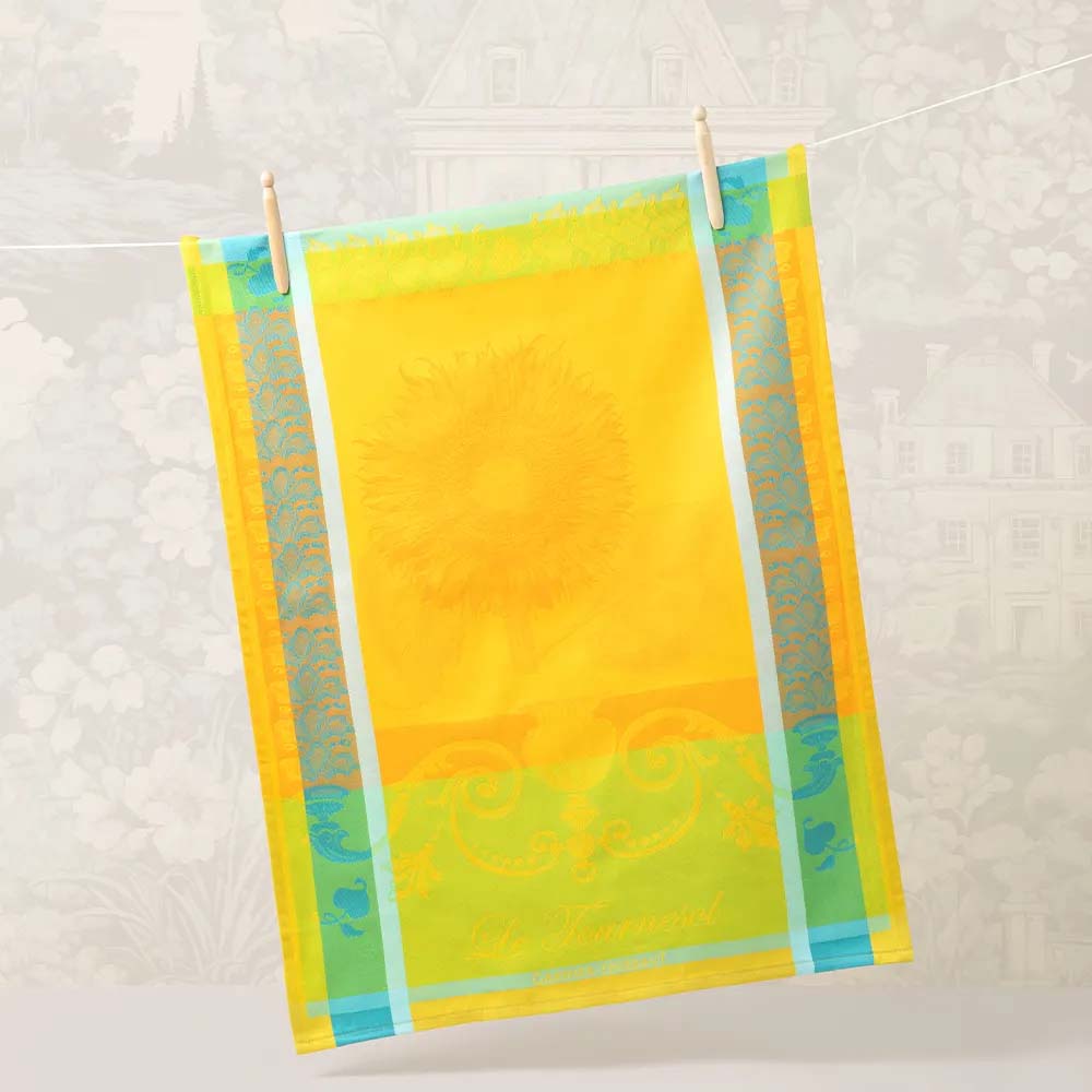 Le Tournesol Soleil Jacquard Kitchen Towel