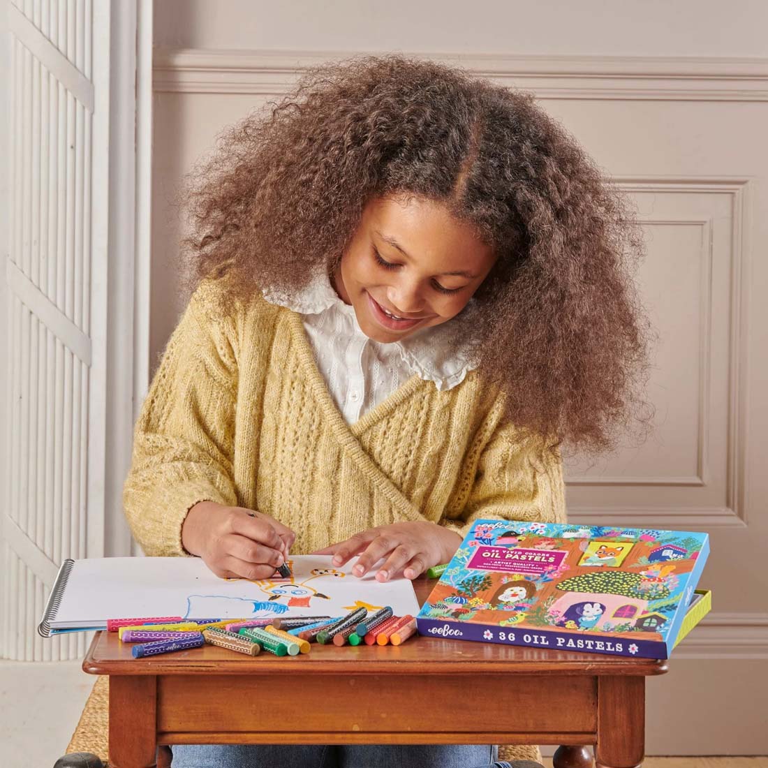 Yumi's Mushroom House 36 Oil Pastels