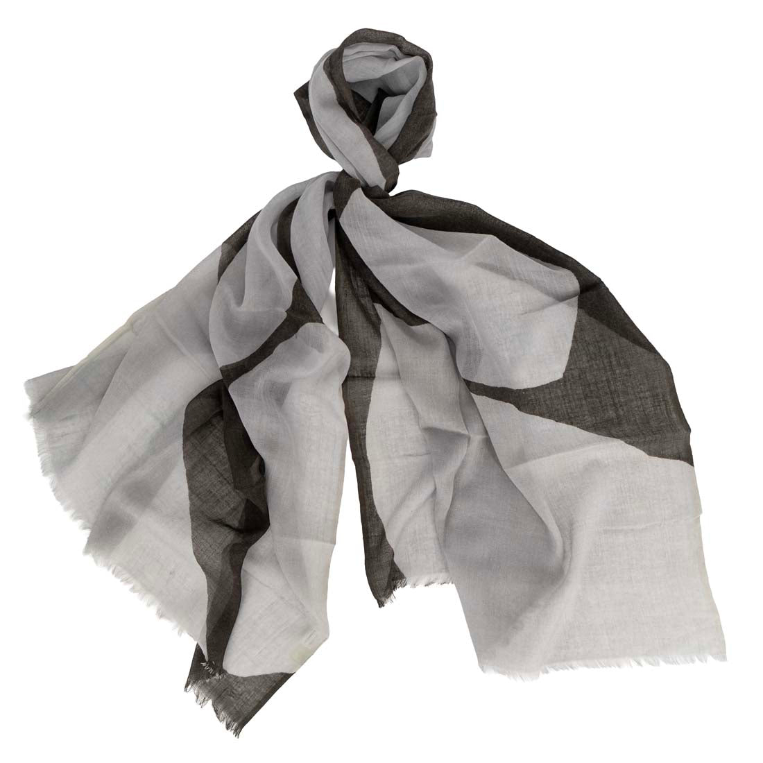 Black & Grey Rocks Scarf