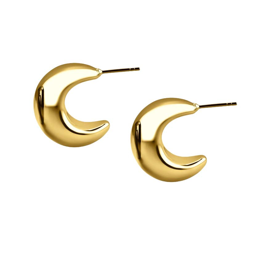 Chubby Glam Gold Hoops