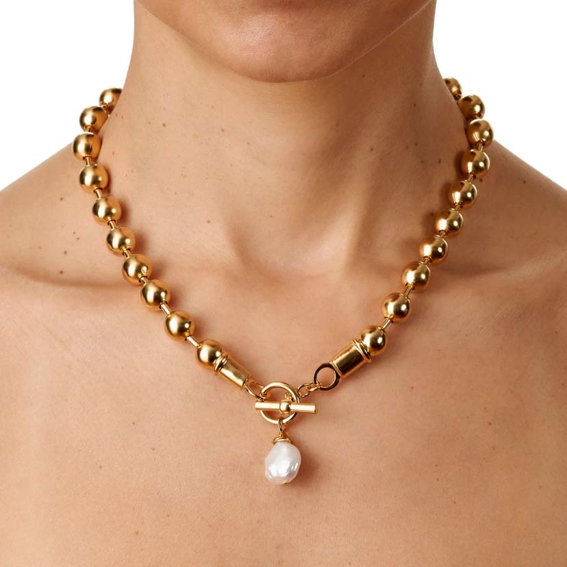 Baroque Droplet Neckalce