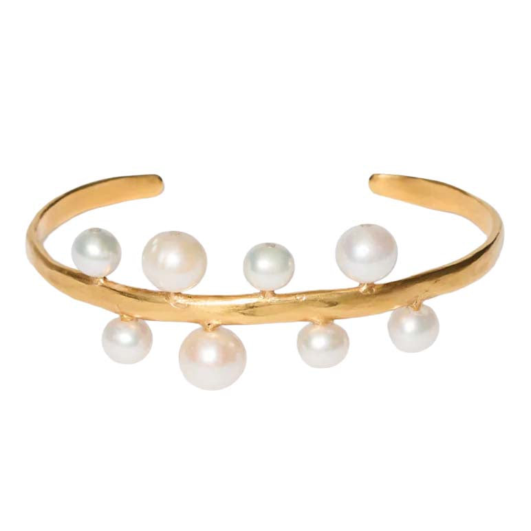 Soleil White Pearl Cuff