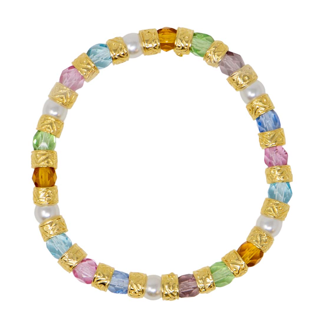 Pastel Venetian Glass Bracelet