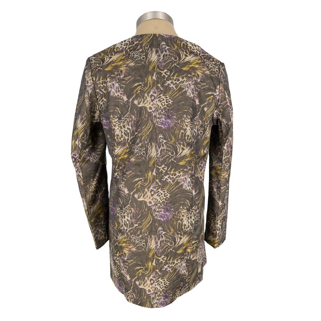 Abstract Floral Long Jacket