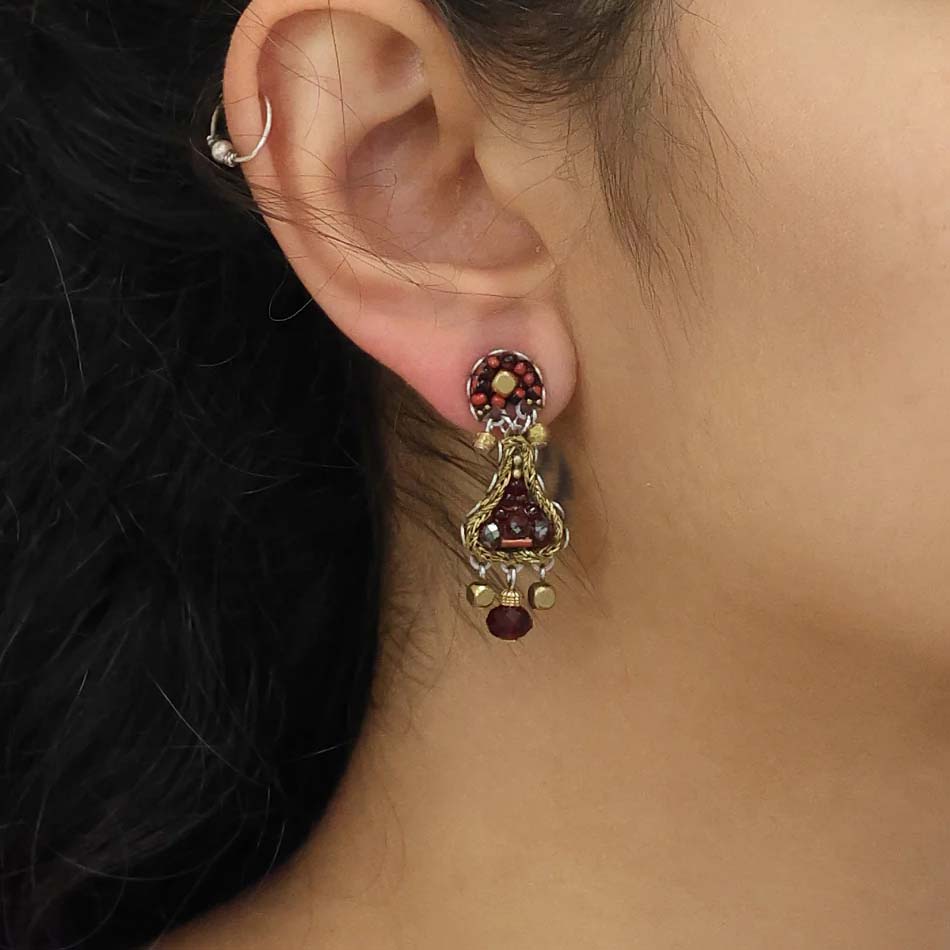 Nobel Wine Earrings