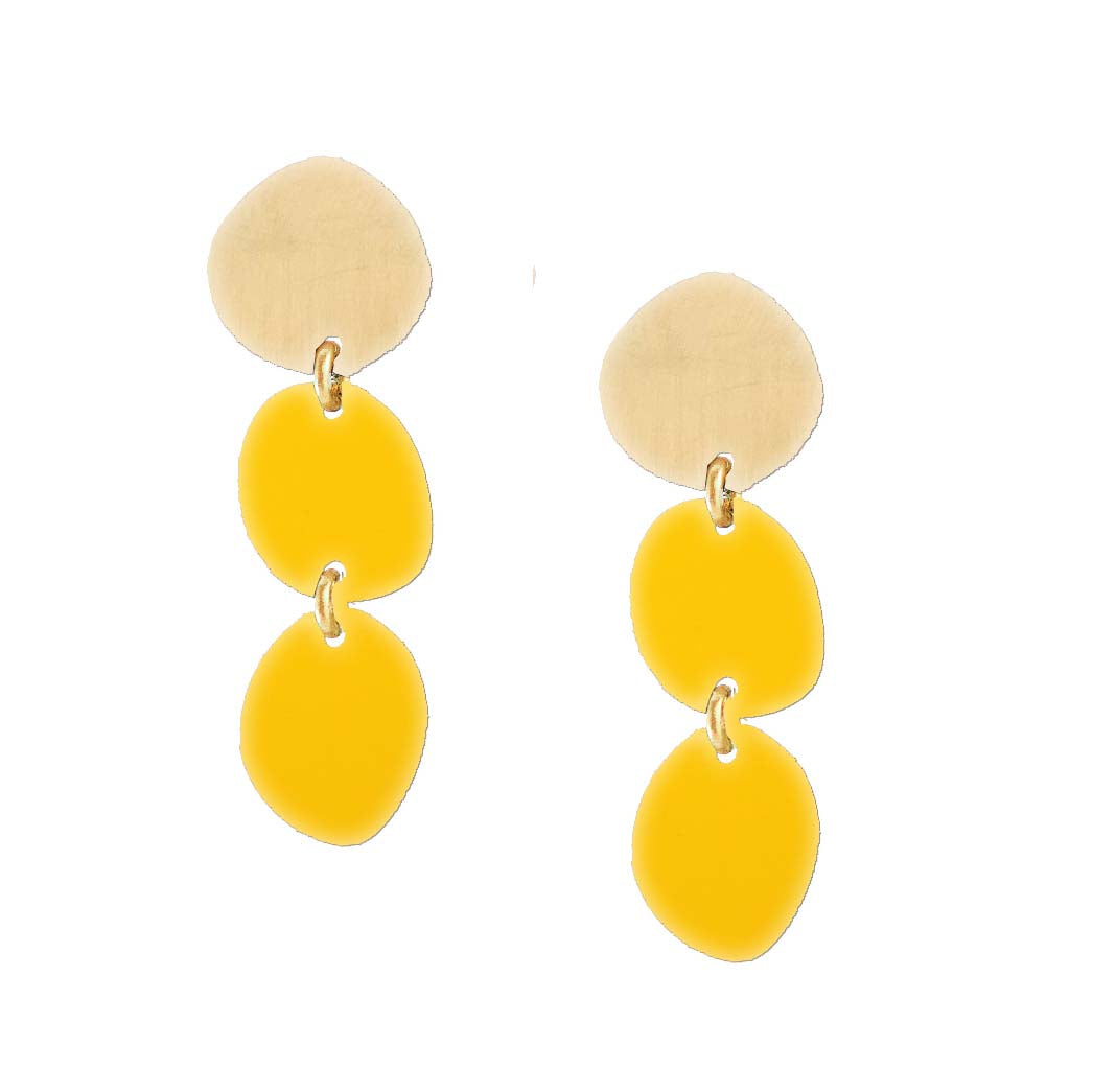Three Pebbles Earrings