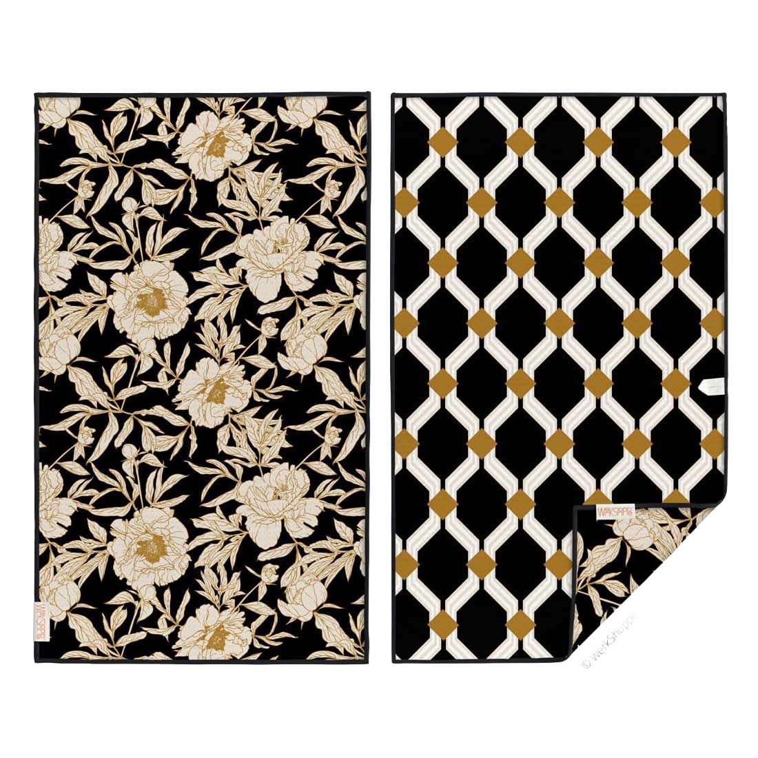 Ivory Roses Microfiber Kitchen Dish Towel