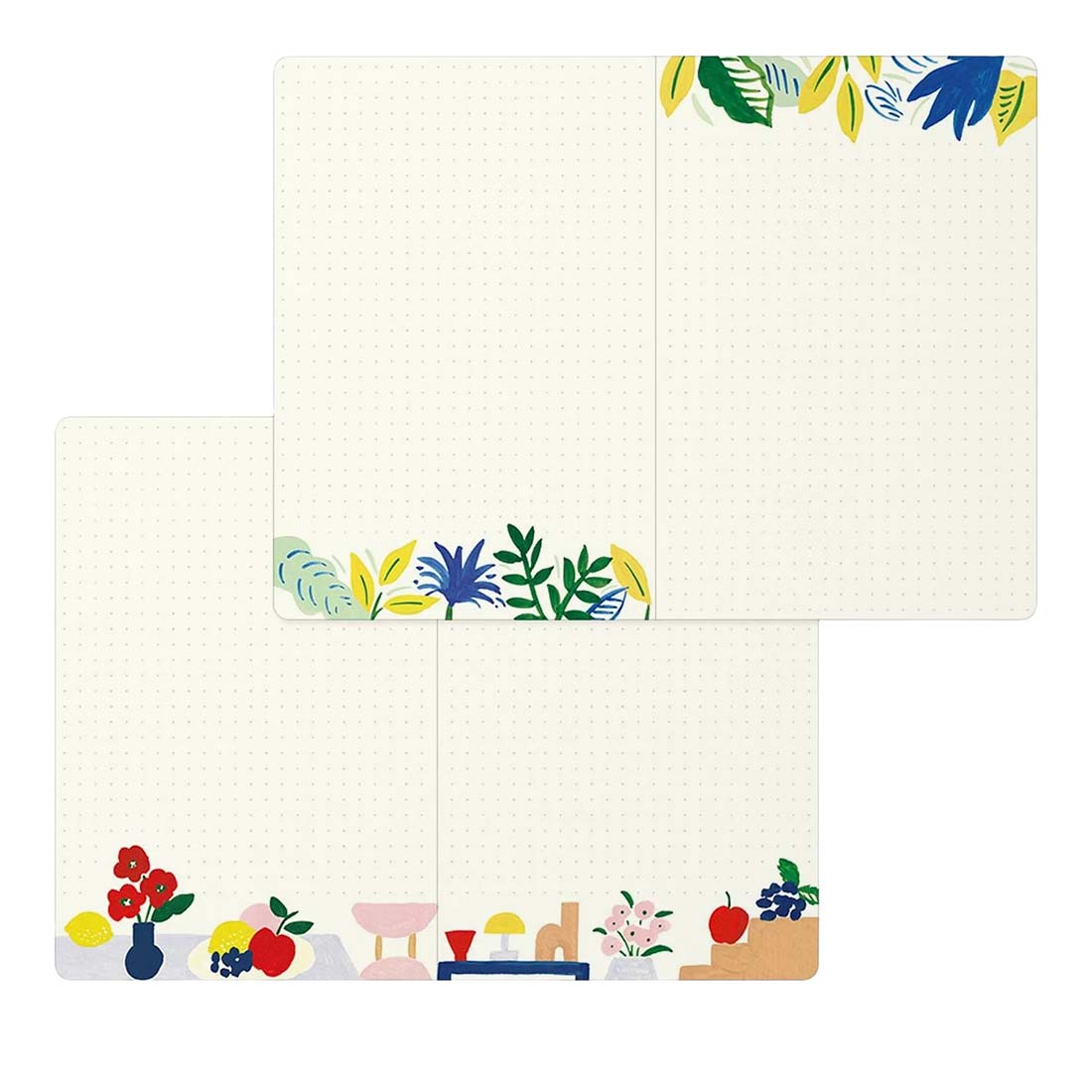 Yuru Log Textile Motif B6 Notebook