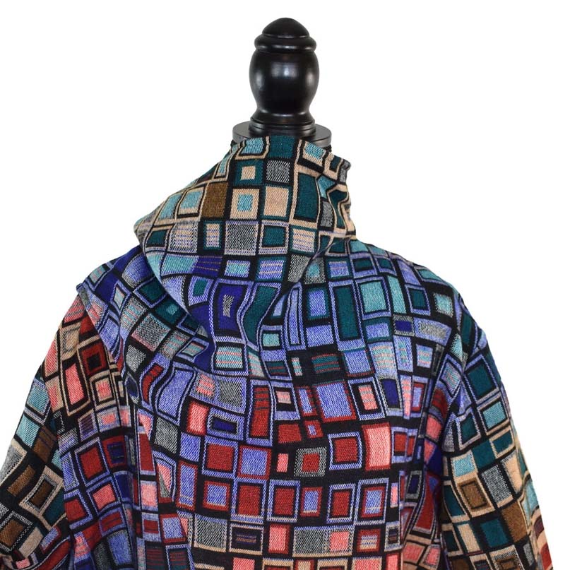 Ozzy Sweater Jacket Wrap Coat with Scarf