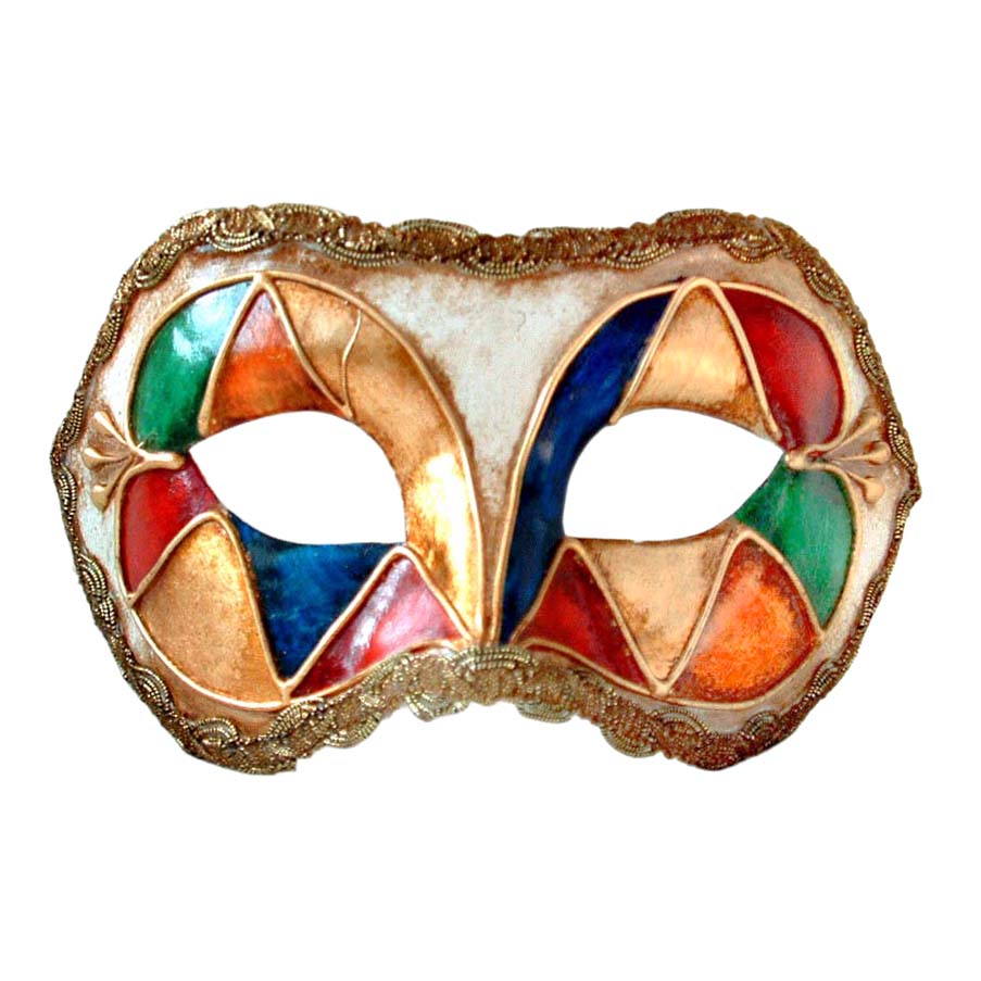 Venetian Columbina Arlecchino Mask