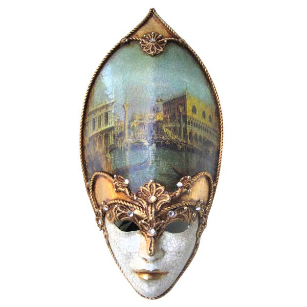 Venetian Narrow Decoupage Mask