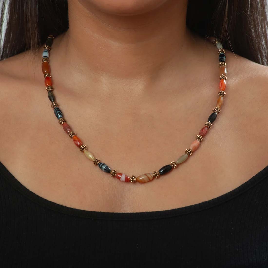 Banded Agate Necklace
