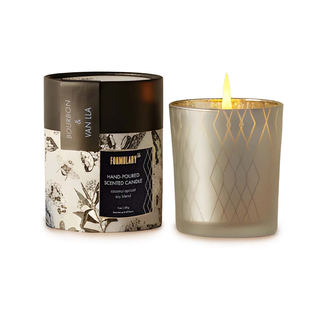 Bourbon & Vanilla Glow Candle
