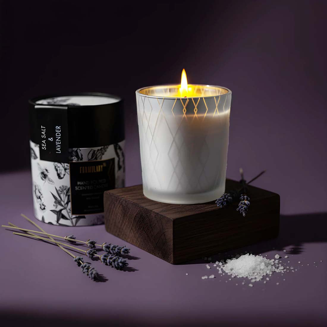 Sea Salt & Lavender Glow Candle