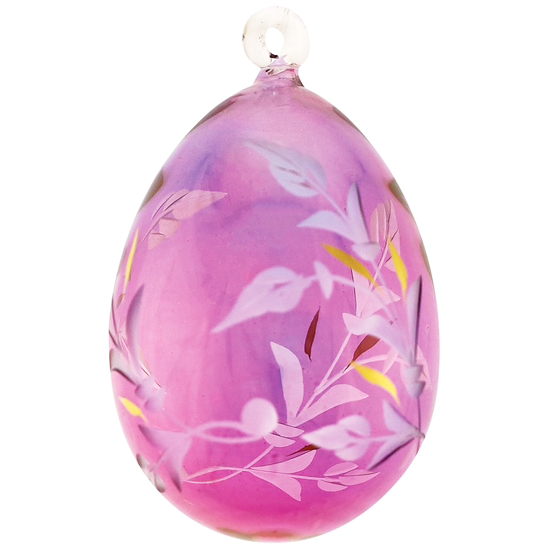 Purple Ornament Egyptian Glass