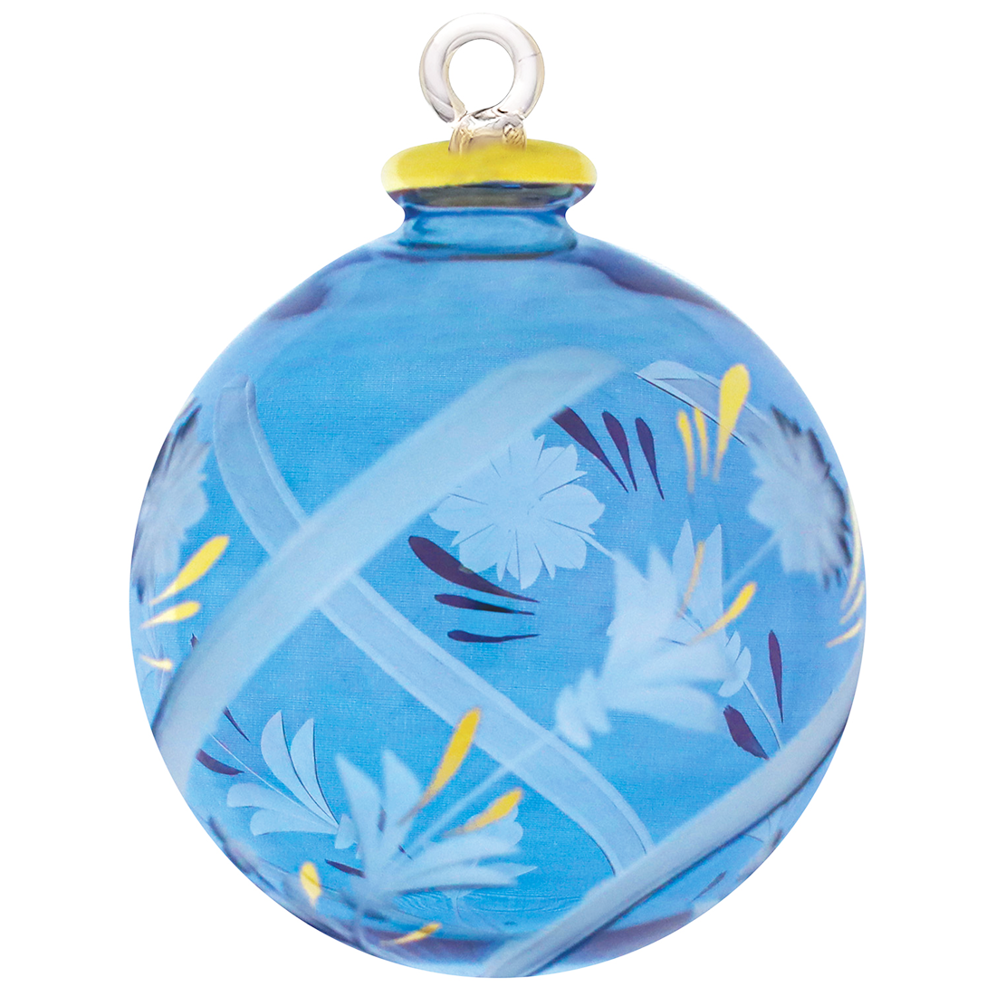 Blue Egyptian Glass Ornament