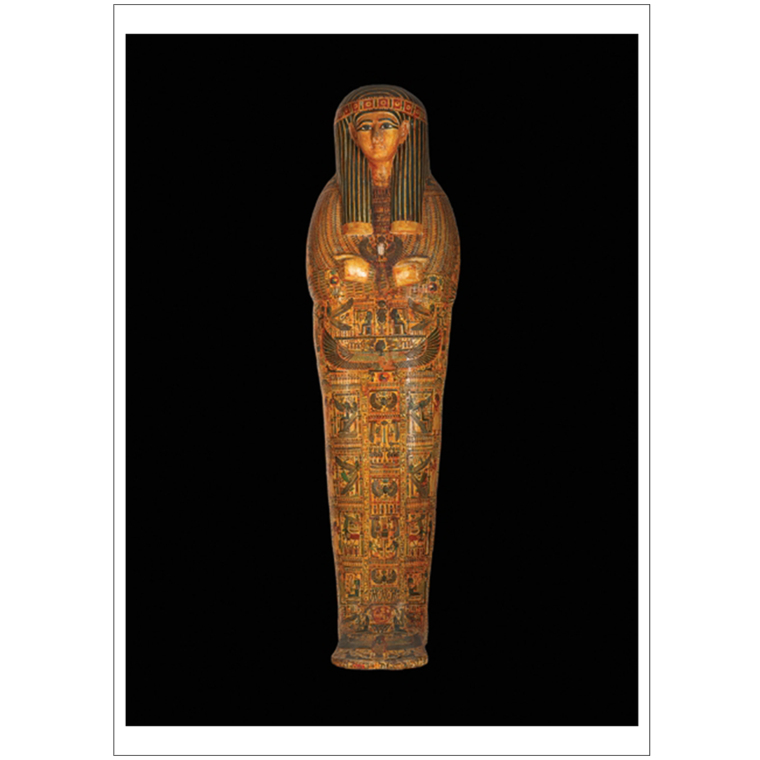 Lid of Inner Coffin of Ankhefenmut Postcard