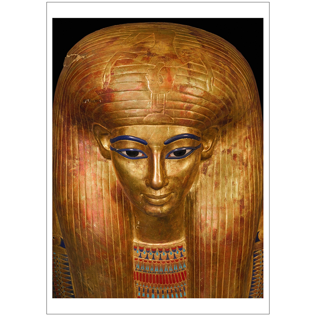 Outer Anthropoid Coffin of Thuya Postcard