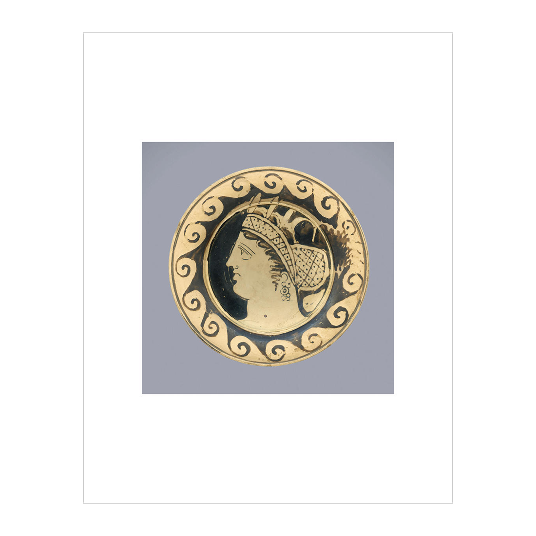 Red-Figure Stemmed Plate Print