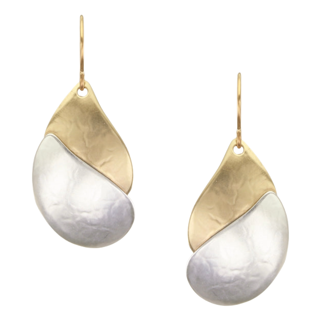 Double Layered Paisley Wire Earrings