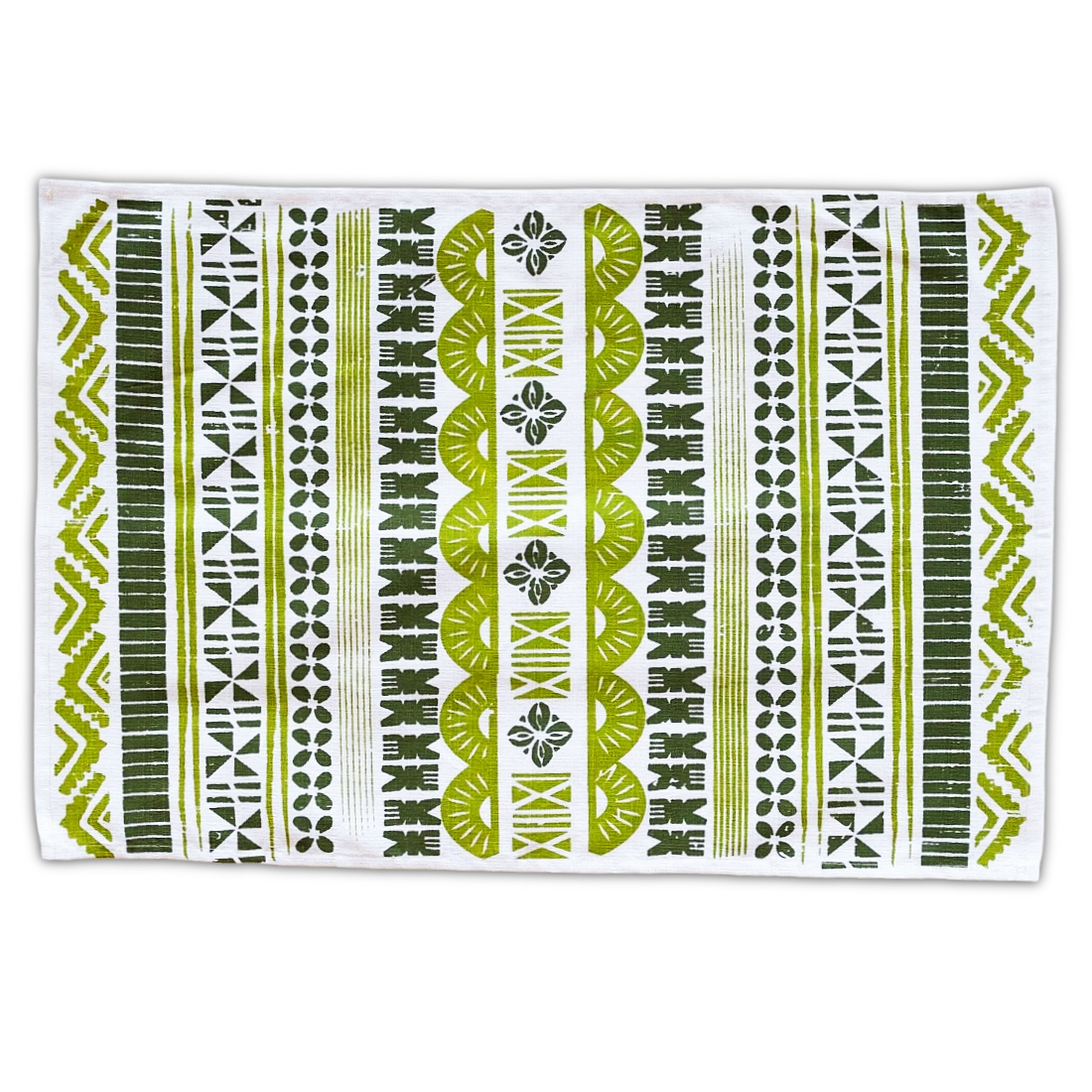 Handprinted Tapa Tea Towel