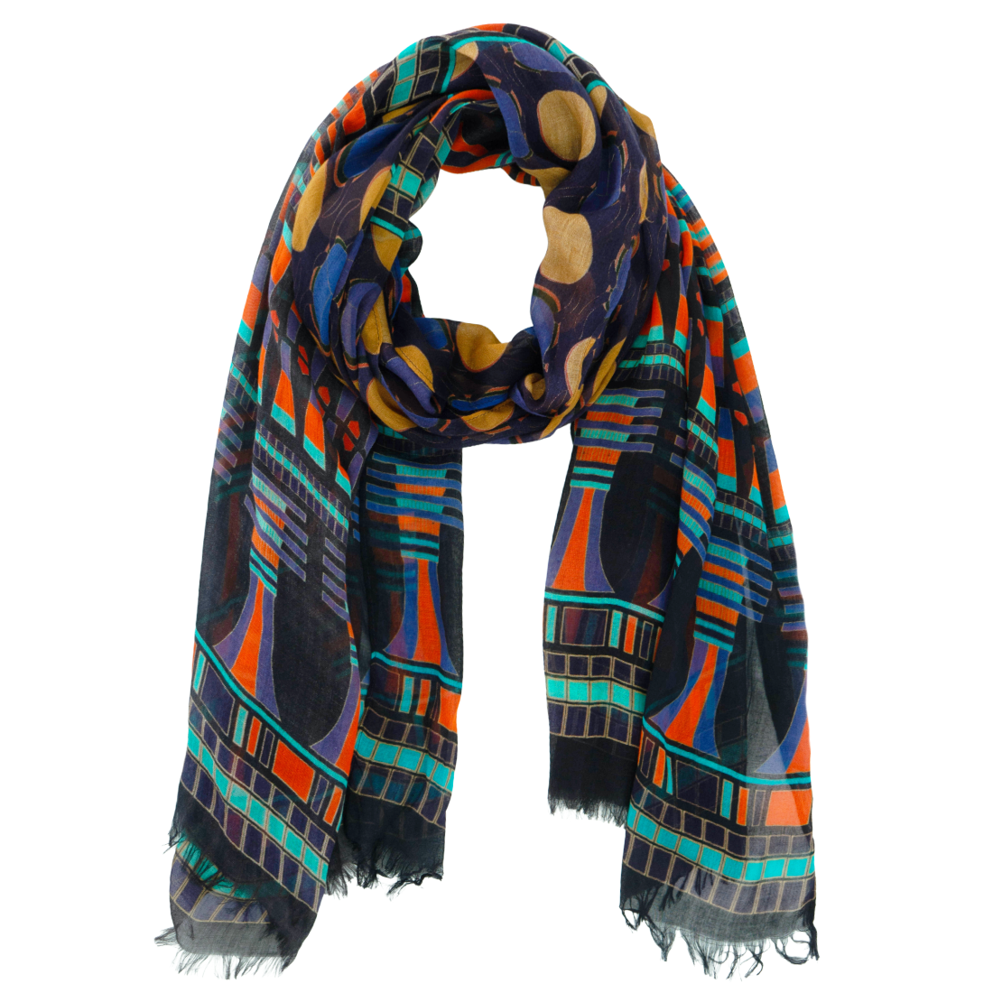 Ancient Egypt Patterns Scarf
