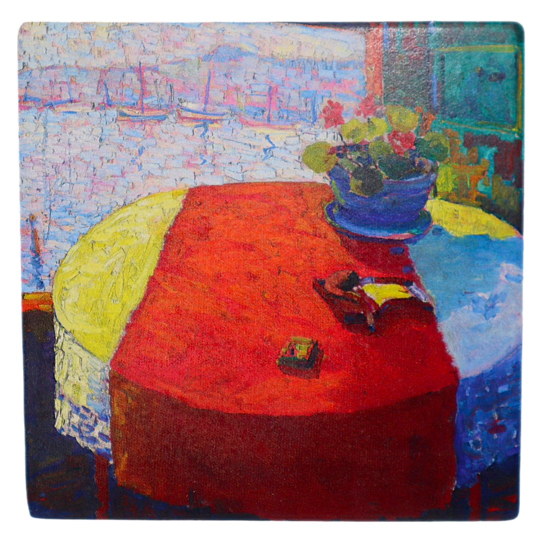 Gile The Red Table Cloth Coaster
