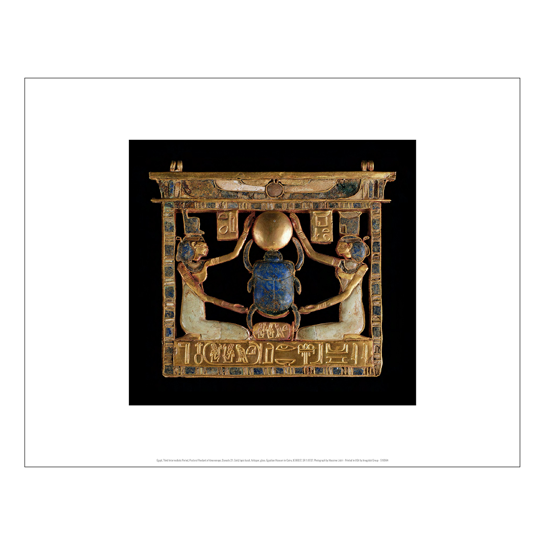 Pectoral Pendant of Amenemopet Poster