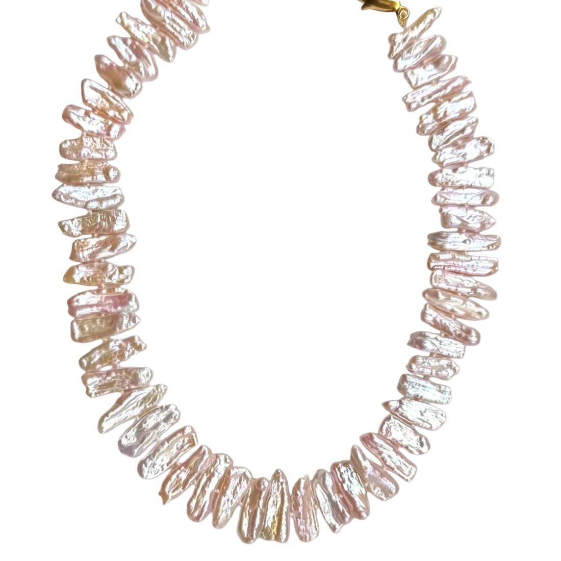 Biwa Pearl Necklace