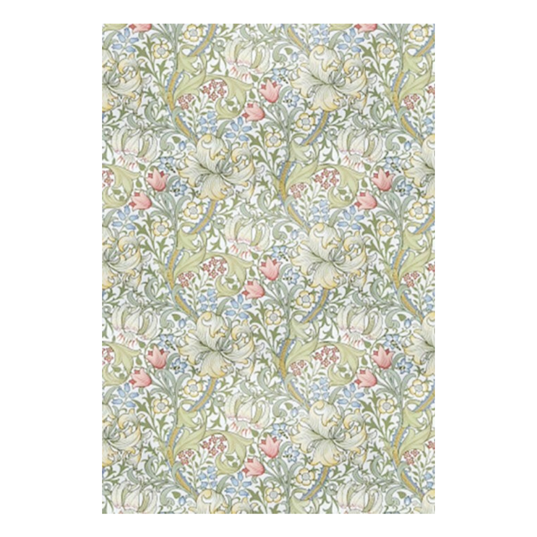 Tea Towel William Morris Gold Lily